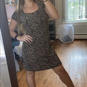 Vintage cheetah print dress